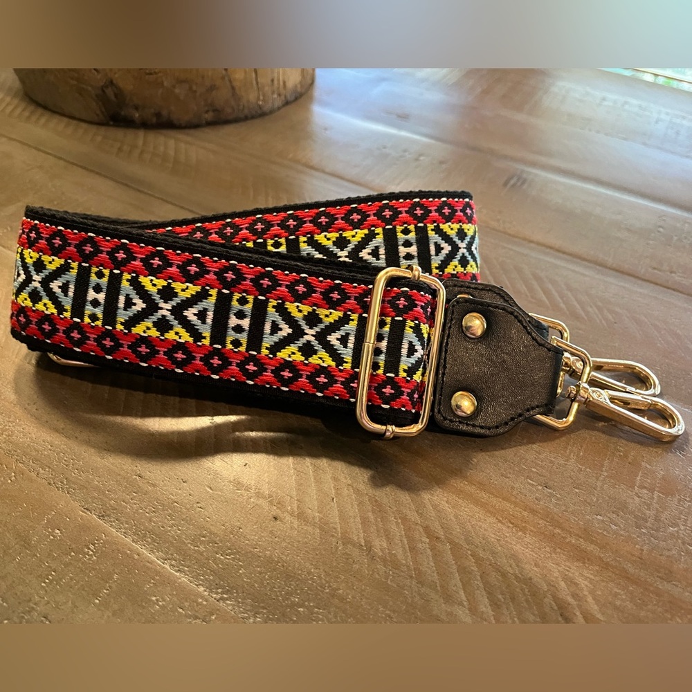 Multicolor Boho Patterned Guitar/Bag Strap